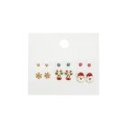 Christmas Earrings - 6 Pairs