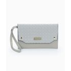 Grey Quilted Purse