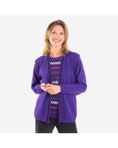 Ladies Twin Cardigan