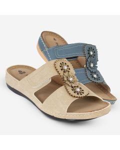 Jenna - Ladies Touch Fastening Sandal