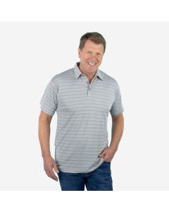 Men's Stripe Polo Shirt
