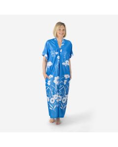 Blue Floral Kaftan 2 Extra Large 24/26