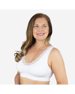 Seamless Comfort Bra with Lace