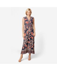 Floral Printed Sleeveless Dress