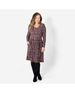 Butterfly Print Soft Touch Dress