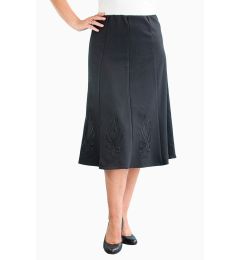 Ladies' Lined Skirt with Embroidery