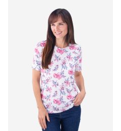 Ladies Coral Flower Top