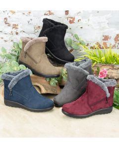 Olivia - Ladies Warm Lined Zip Boots