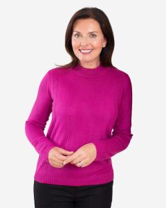 Ladies Soft Knit Crew Neck Jumper