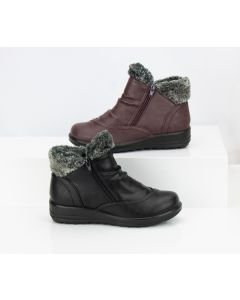 Blanca - Ladies Double Zip Ankle Boot