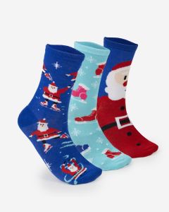 Ladies Christmas Socks - 3 Pack