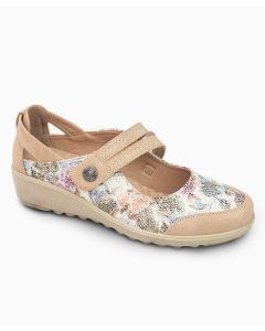 Jenny - Ladies Floral Shoe