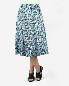 Multi Coloured Floral Skirt