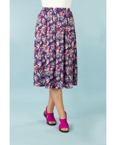 Multi Coloured Plum Skirt