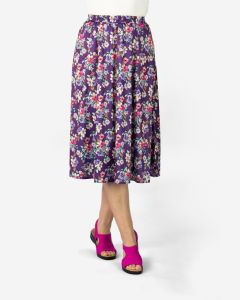 Multi Coloured Plum Skirt