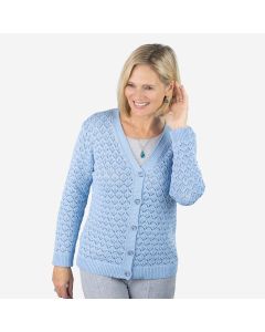 Crochet Effect Summer Cardigan