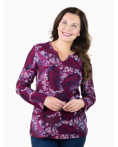 Super Soft Notch Neck Top