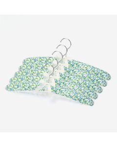 Padded Coat Hangers PK5 - Beautiful Blue