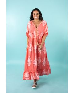 Kaftan with Tassel Ties
