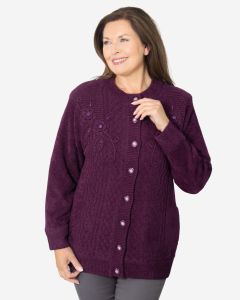 Chenille Lined Cardigan