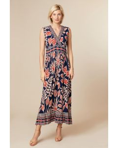 Floral Printed Sleeveless Dress