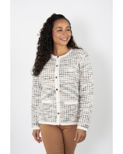 Ladies Mohair Effect Cardigan