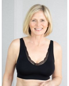 Seamless Comfort Bra with Lace