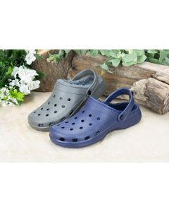 Mens Fur Lined Clogs
