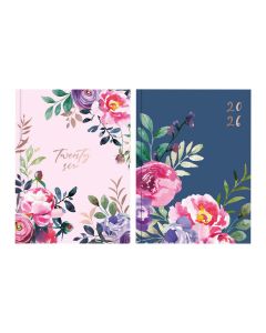 A5 WTV Vintage Floral Diary 2026 