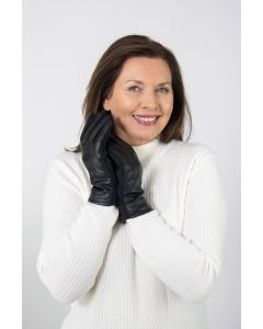 Ladies Contrast Leather Gloves