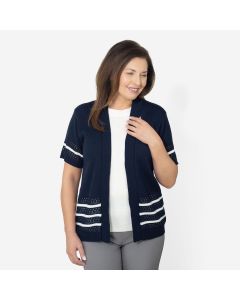 Short Sleeve Mock Twin Set