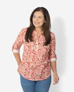 3/4 Sleeve Jersey Top