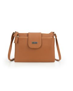 Dual Pocket Handbag with Flap