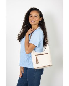 Cream Handbag