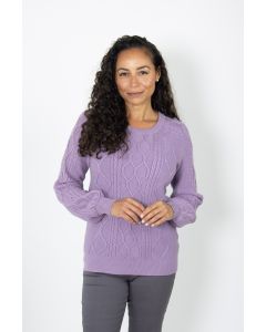 Ladies Super Soft Cable Jumper