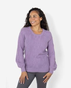 Ladies Super Soft Cable Jumper