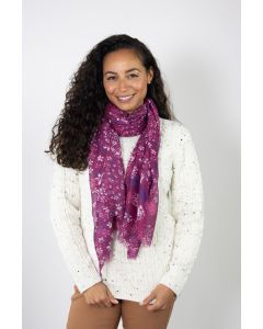 Floral Scarf with Box