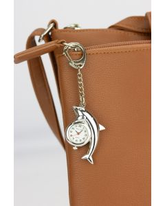 Clock Bag Charm - Dolphin