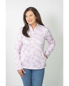 Half Zip Long Sleeved Top
