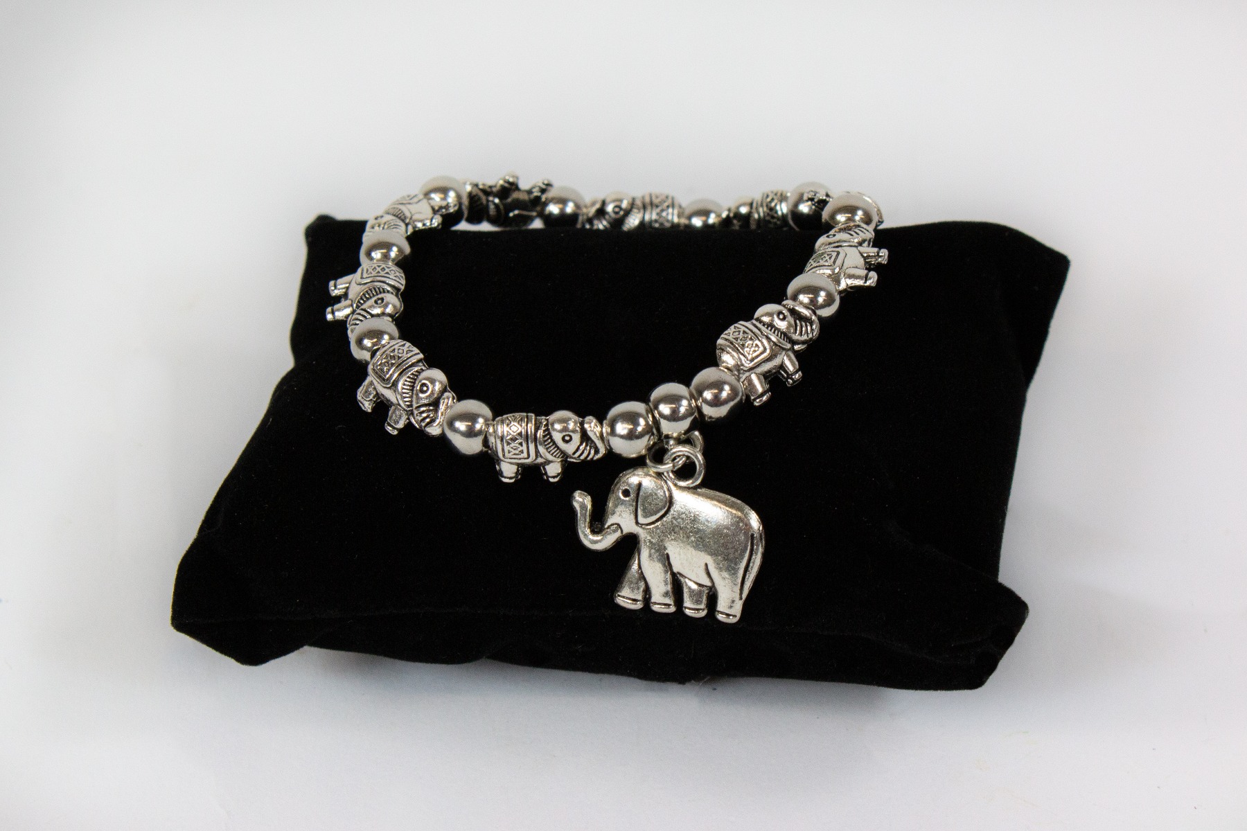 An elephant bracelet.
